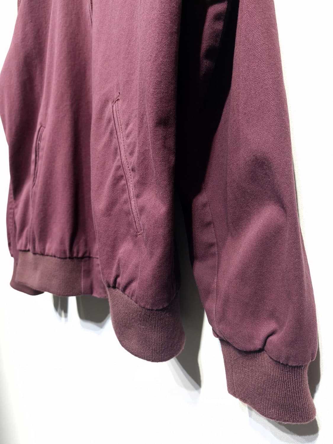 아소스 ASOS 블루종 자켓 버건디_m 상품이미지4