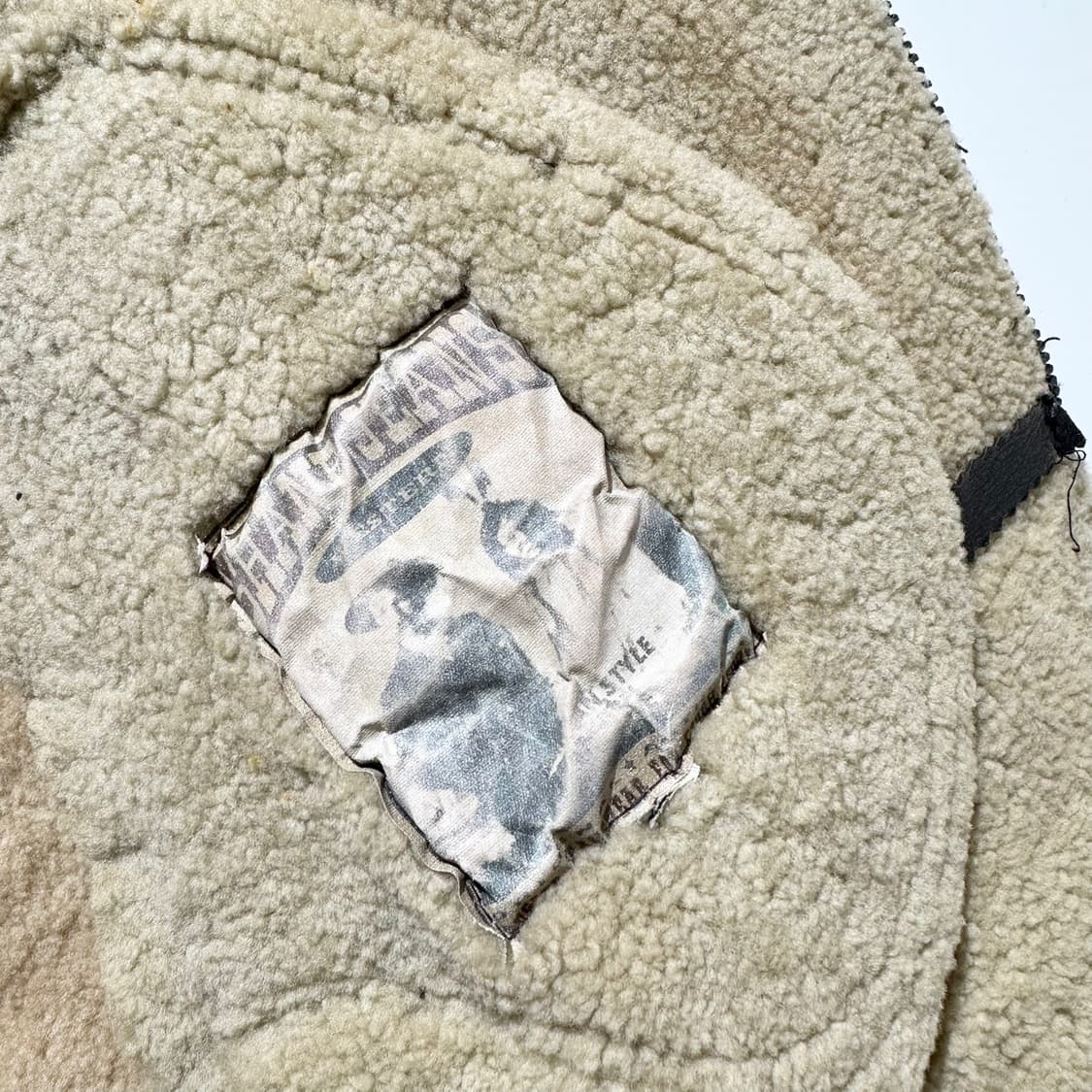 Shane Jeans 램스킨 시어링 무스탕 봄버 자켓 상품이미지8