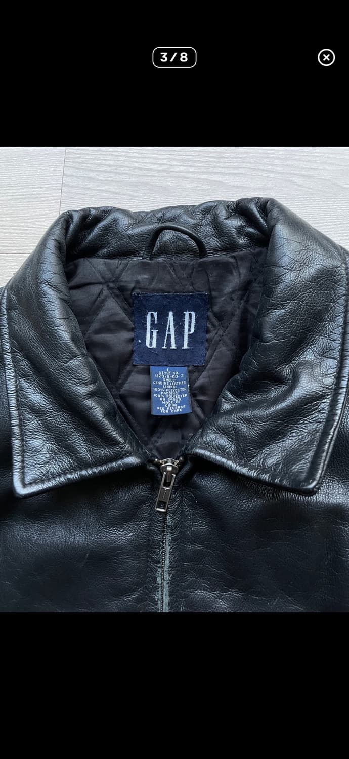 올드 갭 레더자켓L 상품이미지3