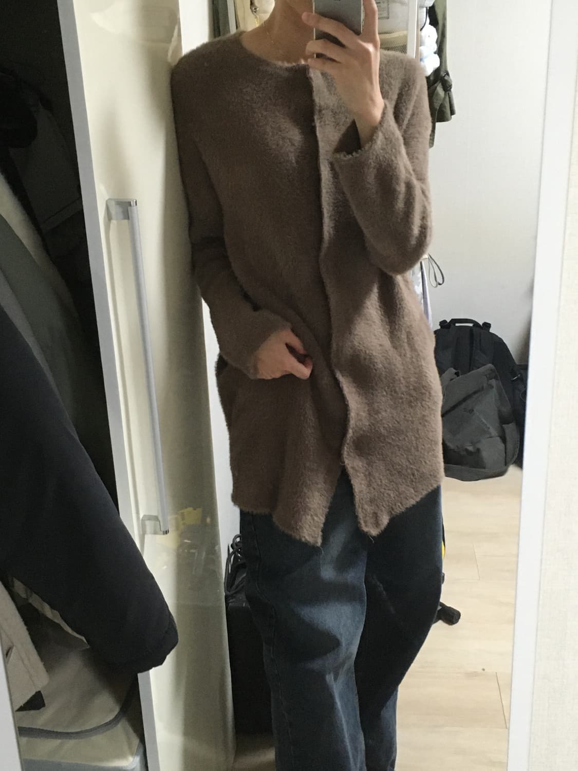 일본빈티지🇯🇵울 롱가디건 상품이미지2