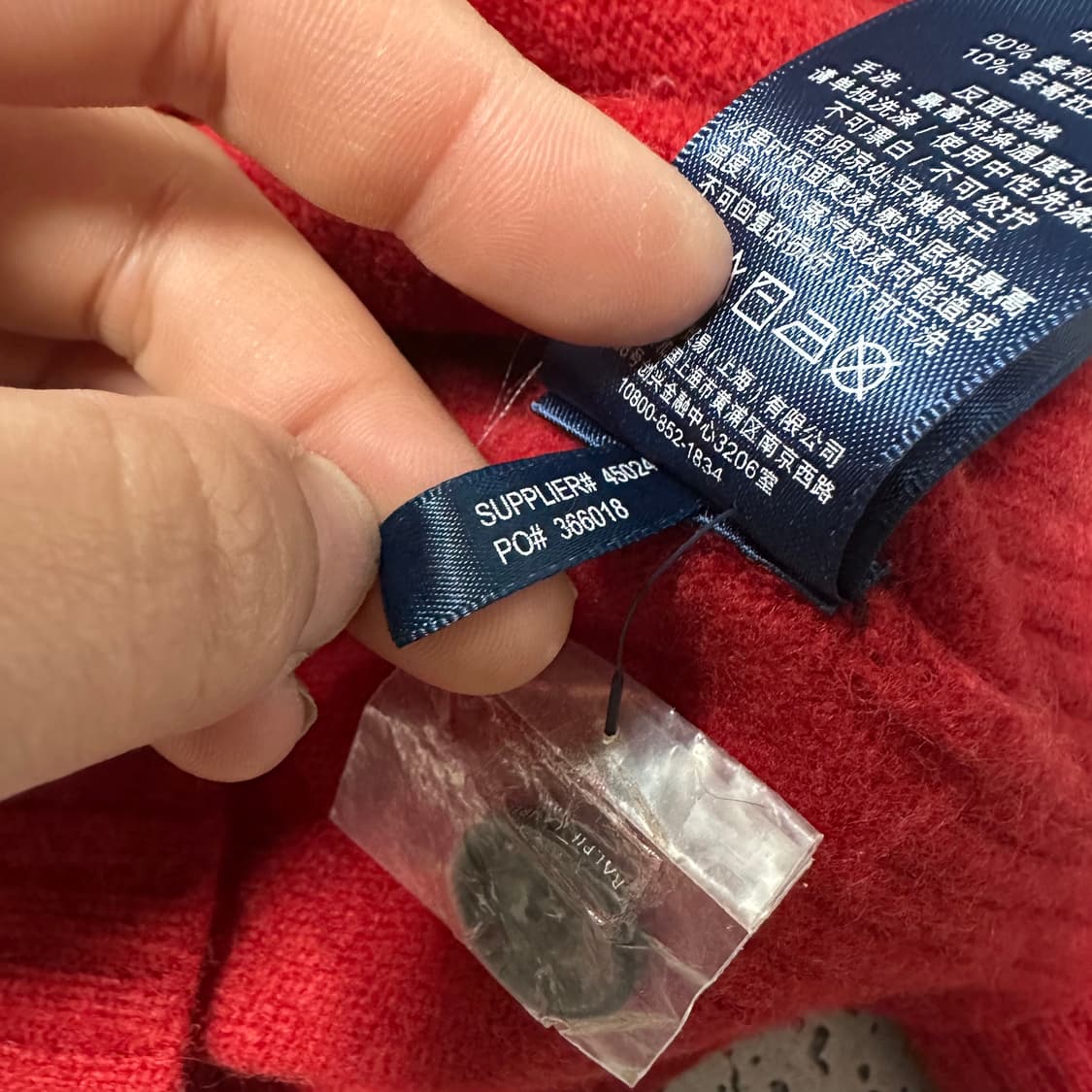 ✨ (바배) 폴로 랄프로렌 반버튼 니트  상품이미지4