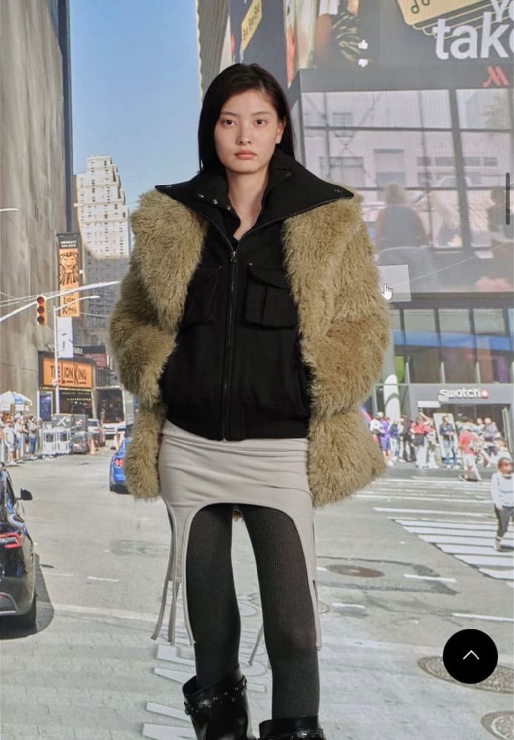 세릭 퍼자켓 베이지 판매해요 상품이미지4