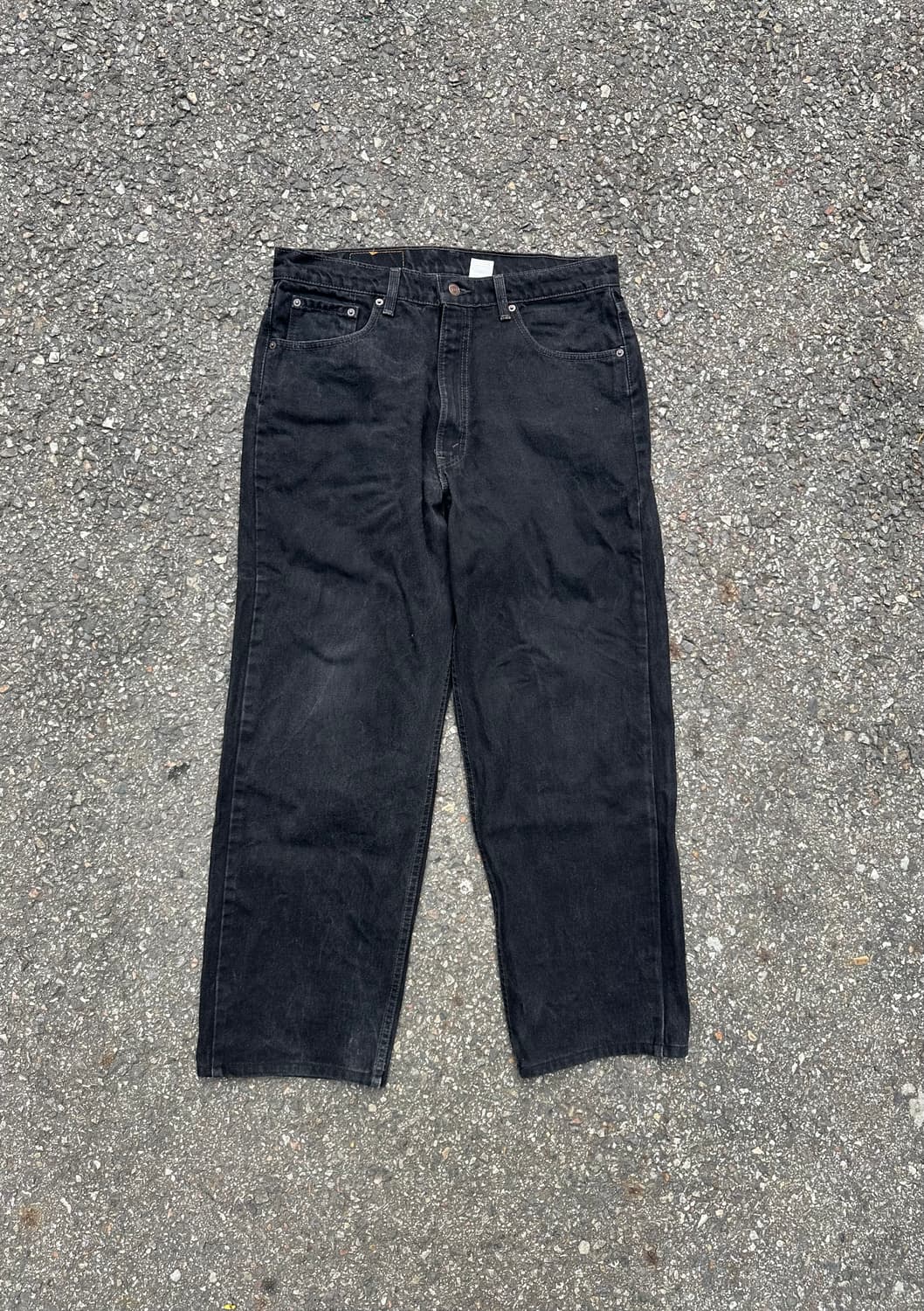 빈티지 90s 리바이스 565 블랙 데님 팬츠  상품이미지1