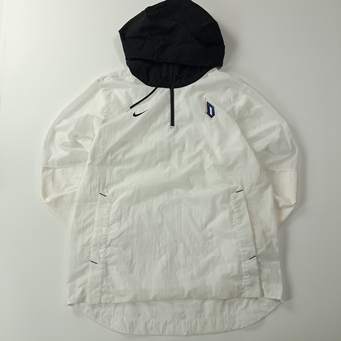 CK190 L 나이키 듀크대학교 화이트 바람막이 후드 아노락 상품이미지1