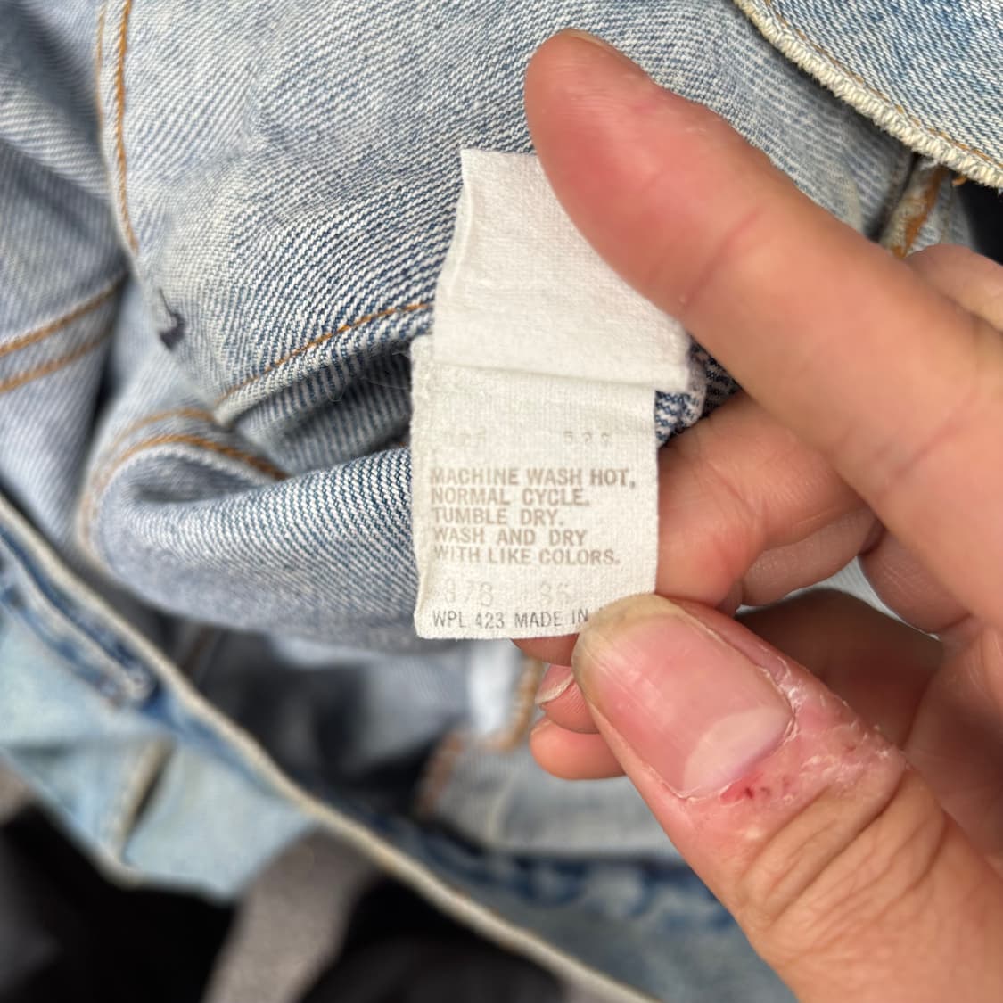 80년대 미국 리바이스 70506 트러커 자켓 상품이미지6