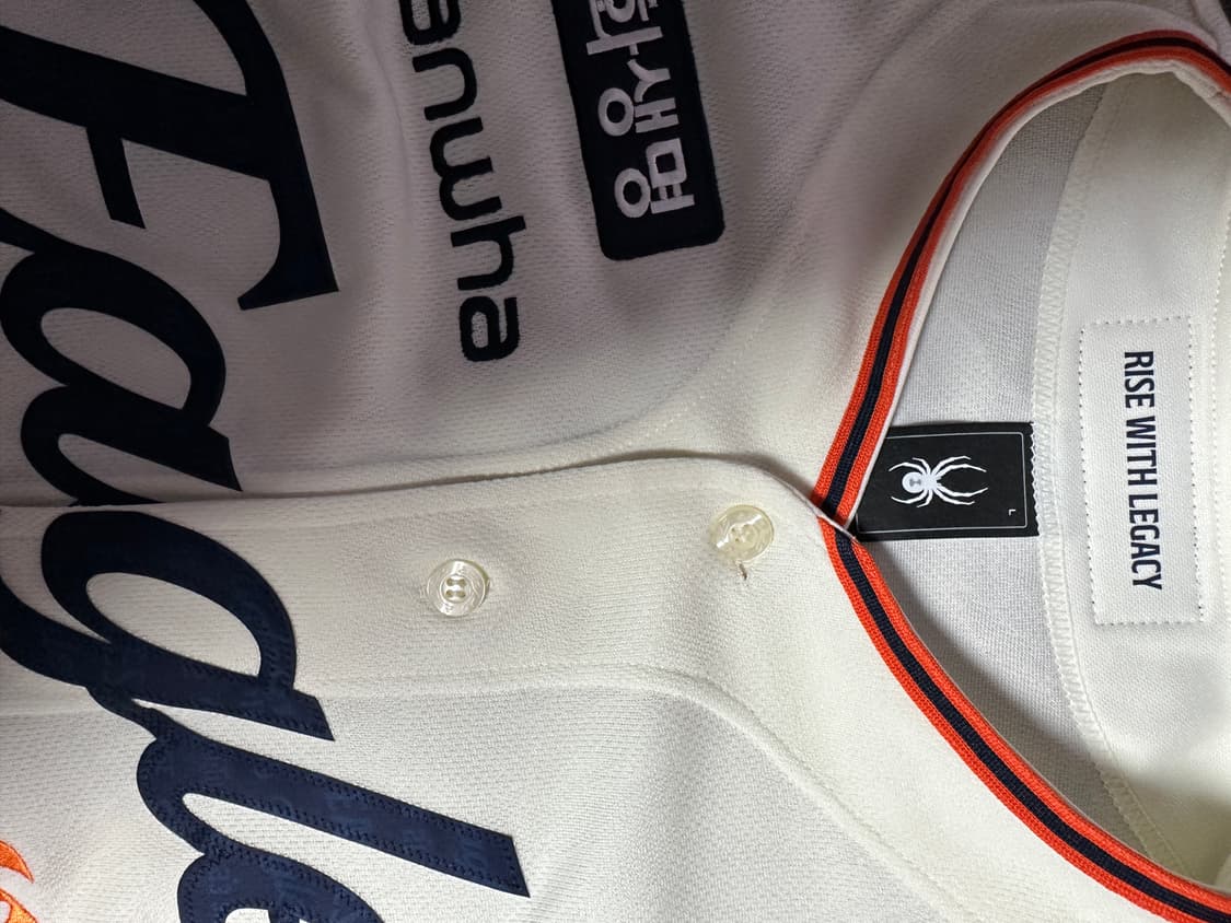 한화이글스 40주년 레거시 유니폼 100 L사이즈 황영묵 상품이미지5