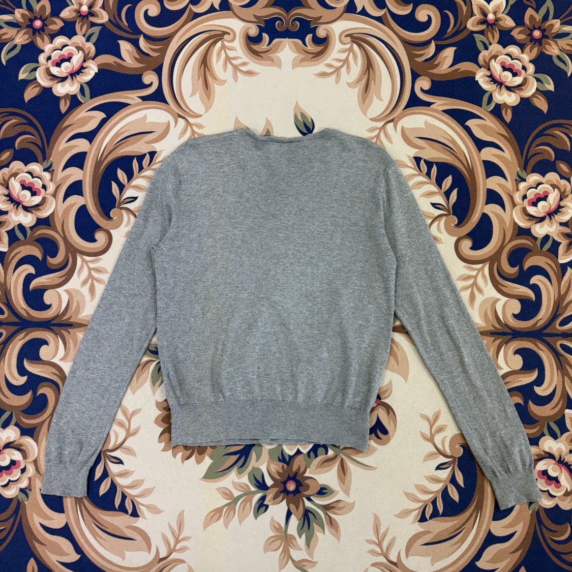 (우먼즈M)폴로 랄프로렌 피마코튼 가디건(그레이) 상품이미지4