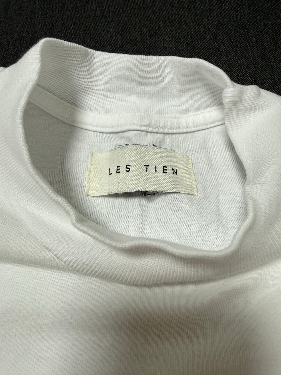 LES TIEN 화이트 목업 반팔 티셔츠 상품이미지3