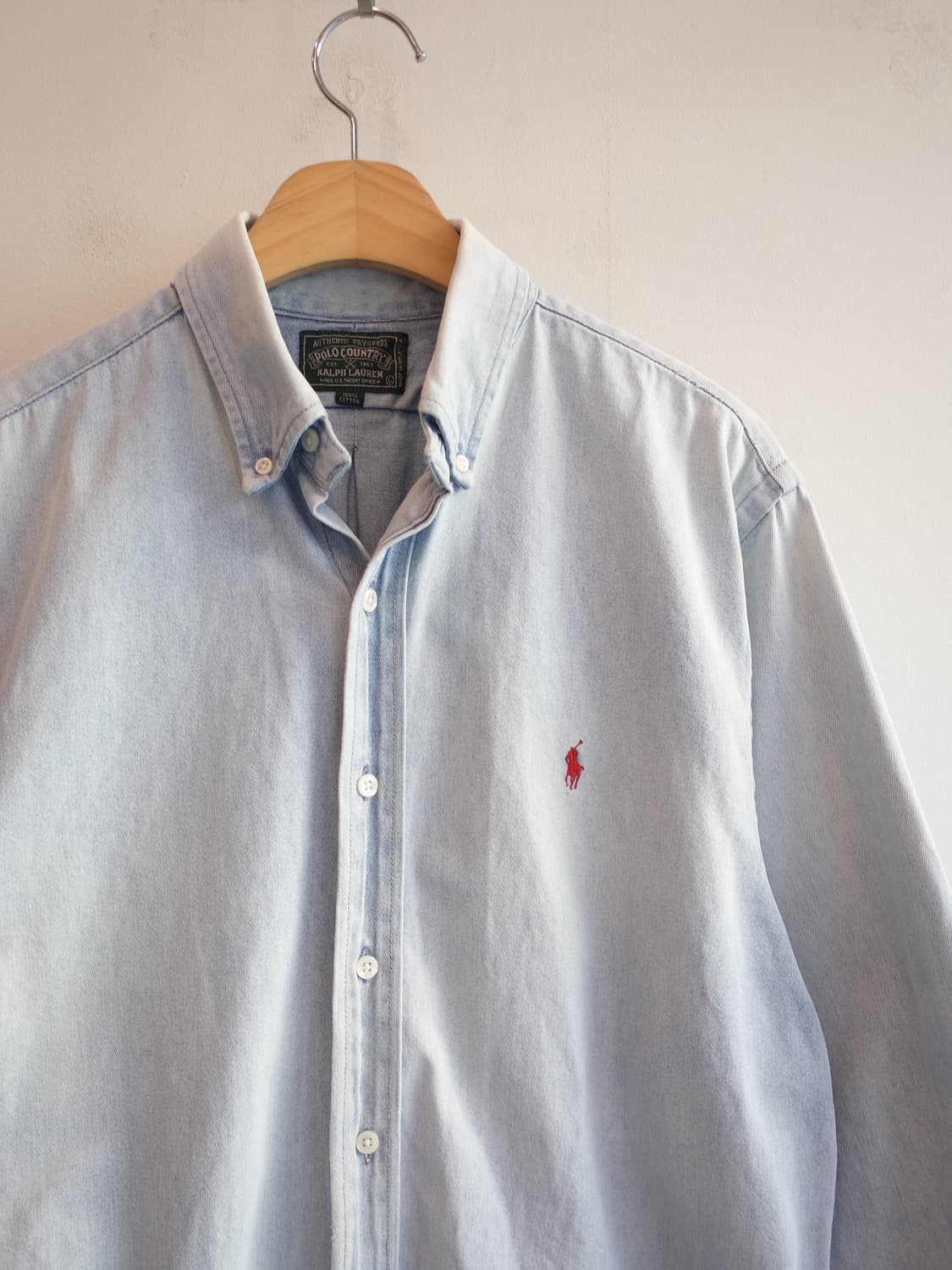 POLO COUNTRY 폴로 컨트리 빈티지 데님셔츠 상품이미지2
