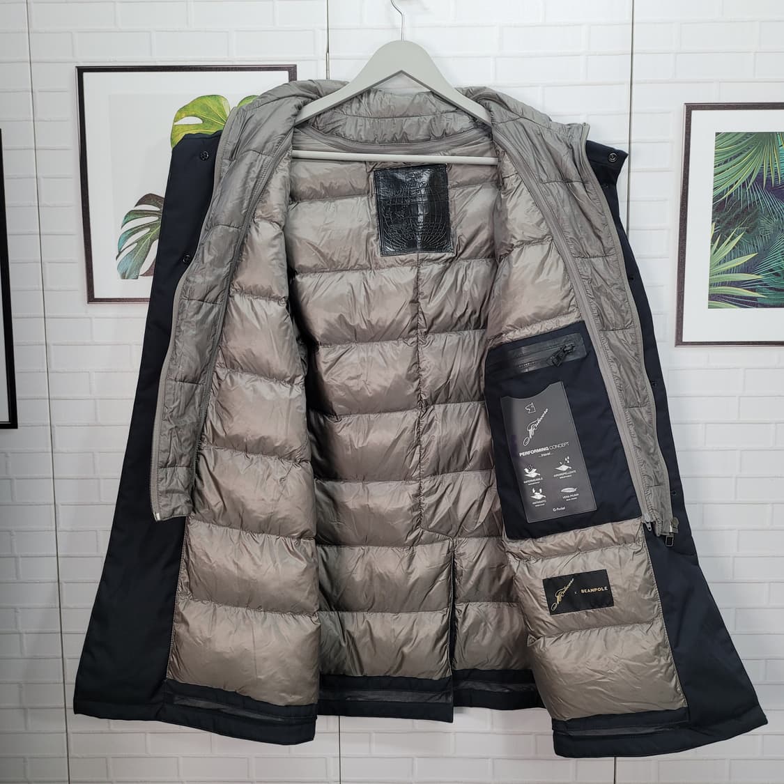 몬테꼬레 x 빈폴 하이테크 다운 패딩 코트 100사이즈 상품이미지3