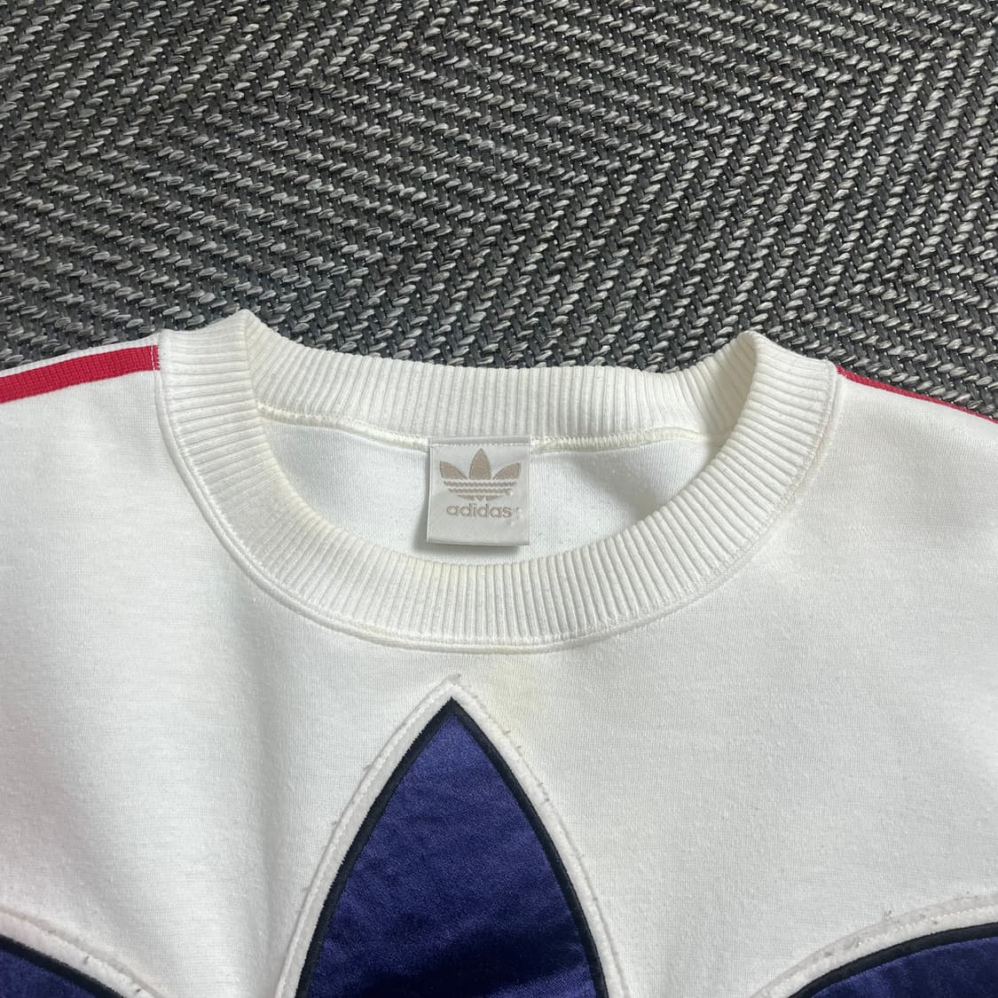 90s 아디다스 빅로고 레트로 박시핏 스웻 셔츠o 4678 상품이미지6