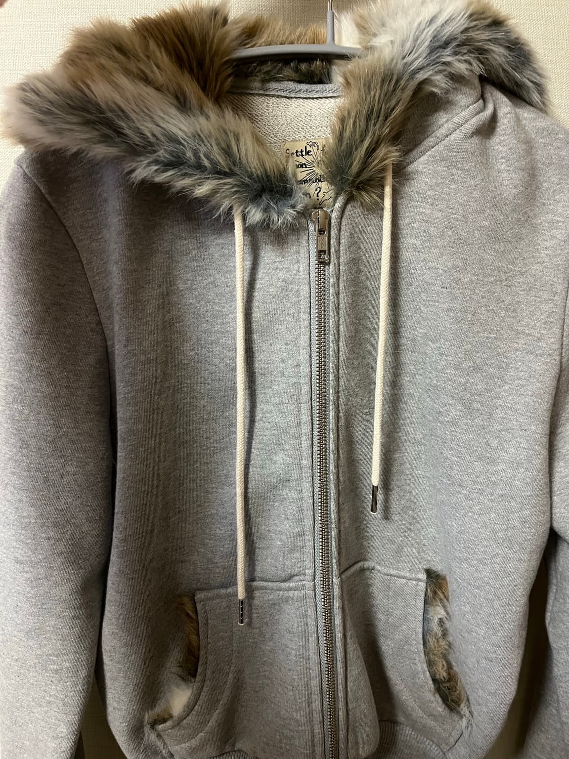 세틀포문 퍼 후드집업 상품이미지5