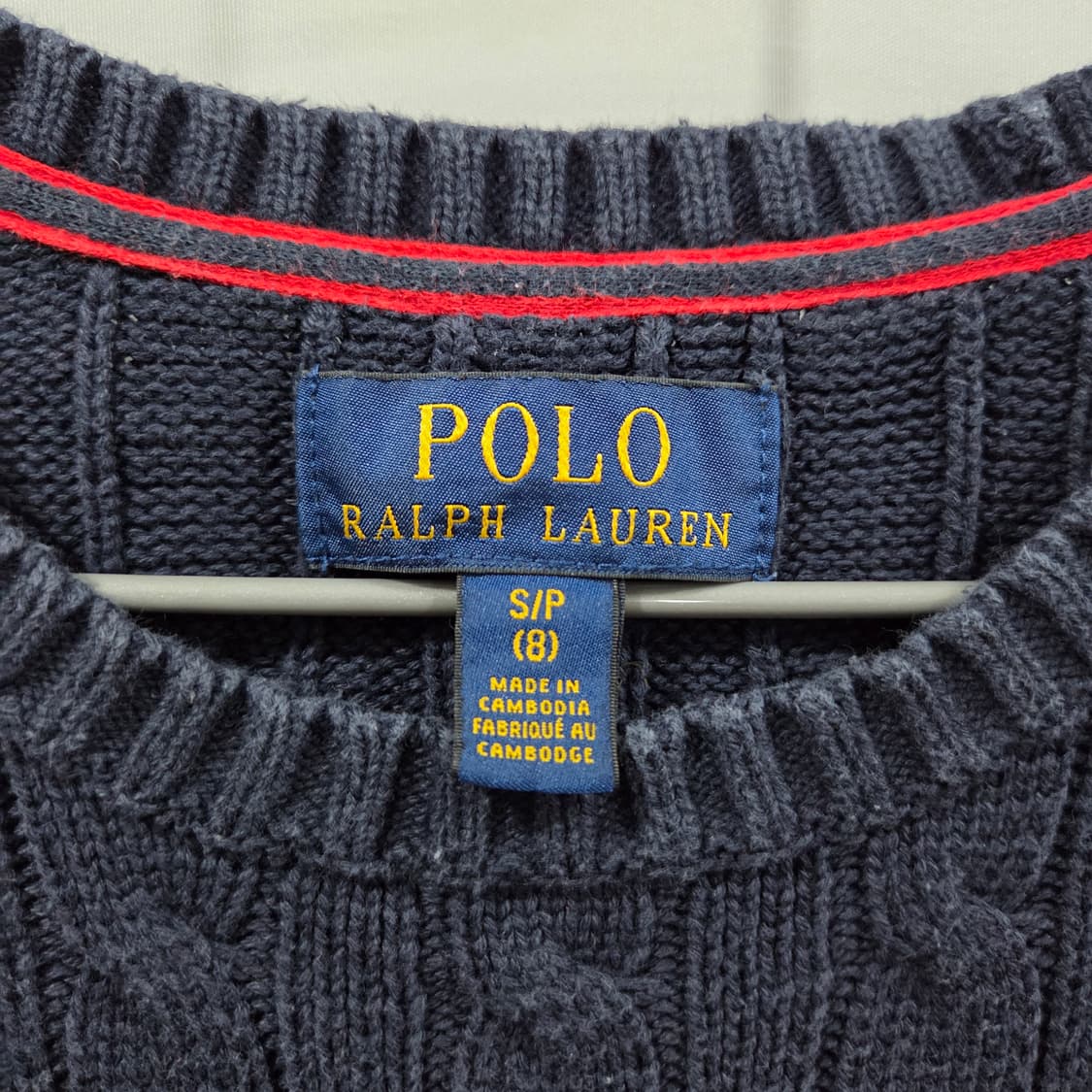 폴로랄프로렌 키즈 케이블 니트S(8) 상품이미지3
