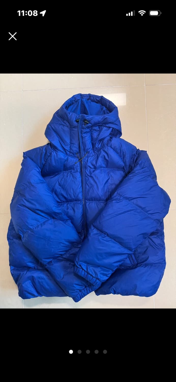 (정가 40만) ARKET 아르켓 텐씨맛 스포티 다운패딩 블루 상품이미지3