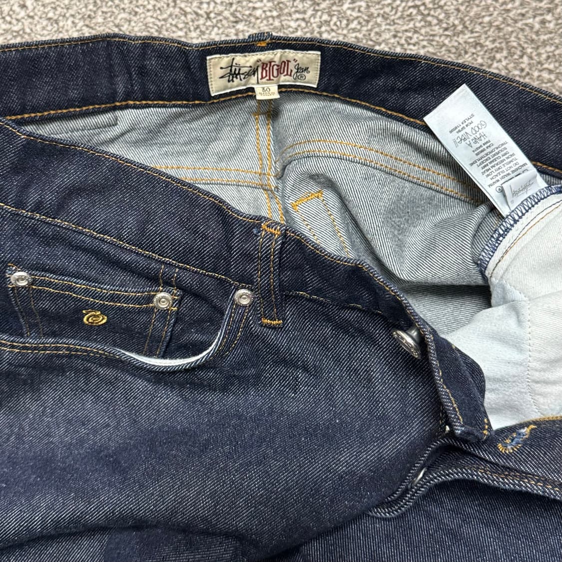 [30] 스투시 빅올진 RAW 생지 상품이미지7