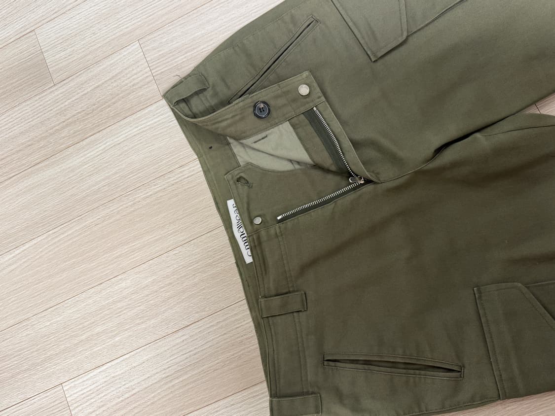 cmmawear 커마웨어 백지퍼 카고팬츠 L 상품이미지4