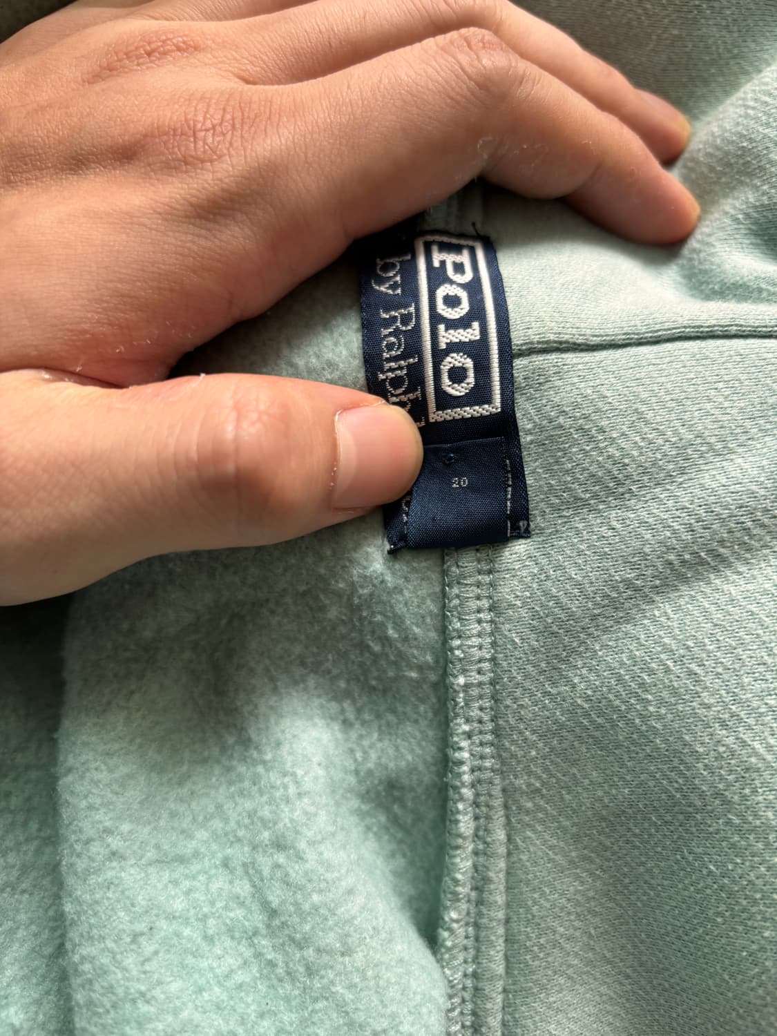 남들과 다른 컬러 — Polo Ralph Lauren 민트 후드집업 M 상품이미지7