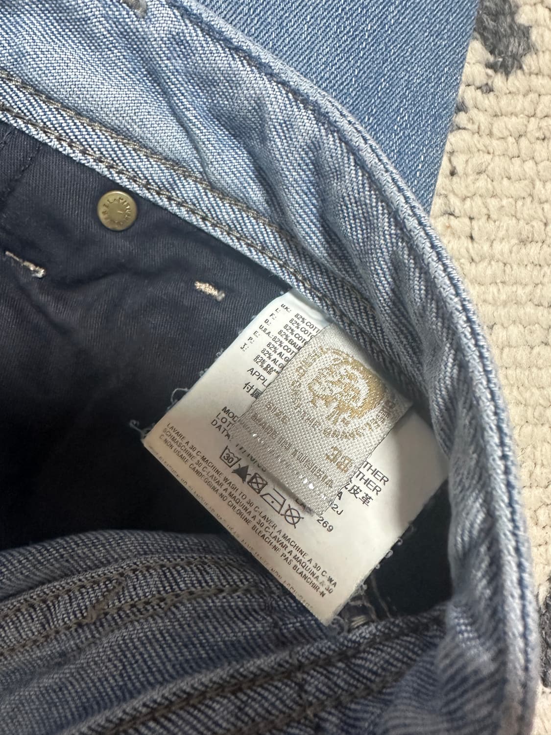 Diesel Low-Rise Flare Denim 상품이미지3