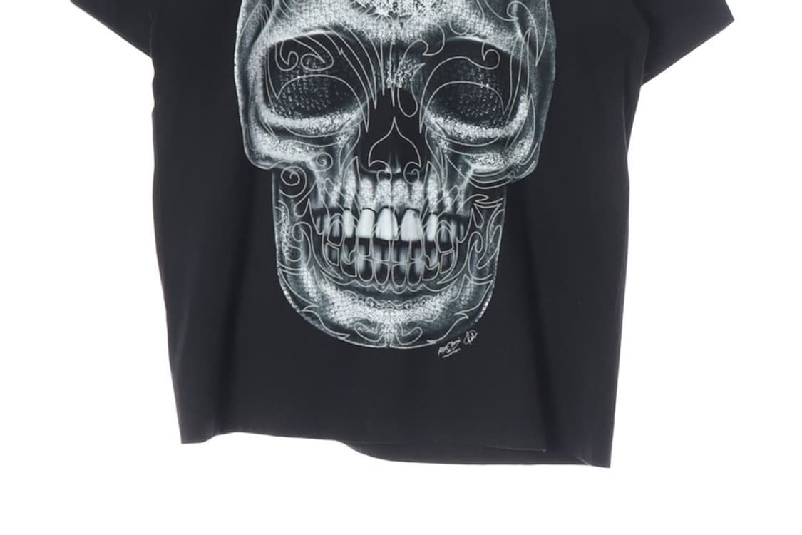 락창 빈티지 빅 로고 해골 그래픽 티셔츠 L 상품이미지4
