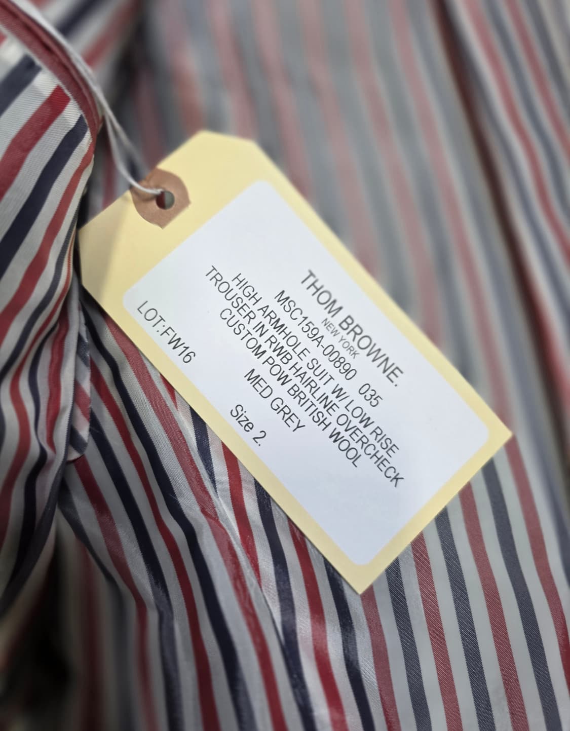 (새상품) 톰브라운 글렌체크 정장 세트 / 자켓2 팬츠1 상품이미지4