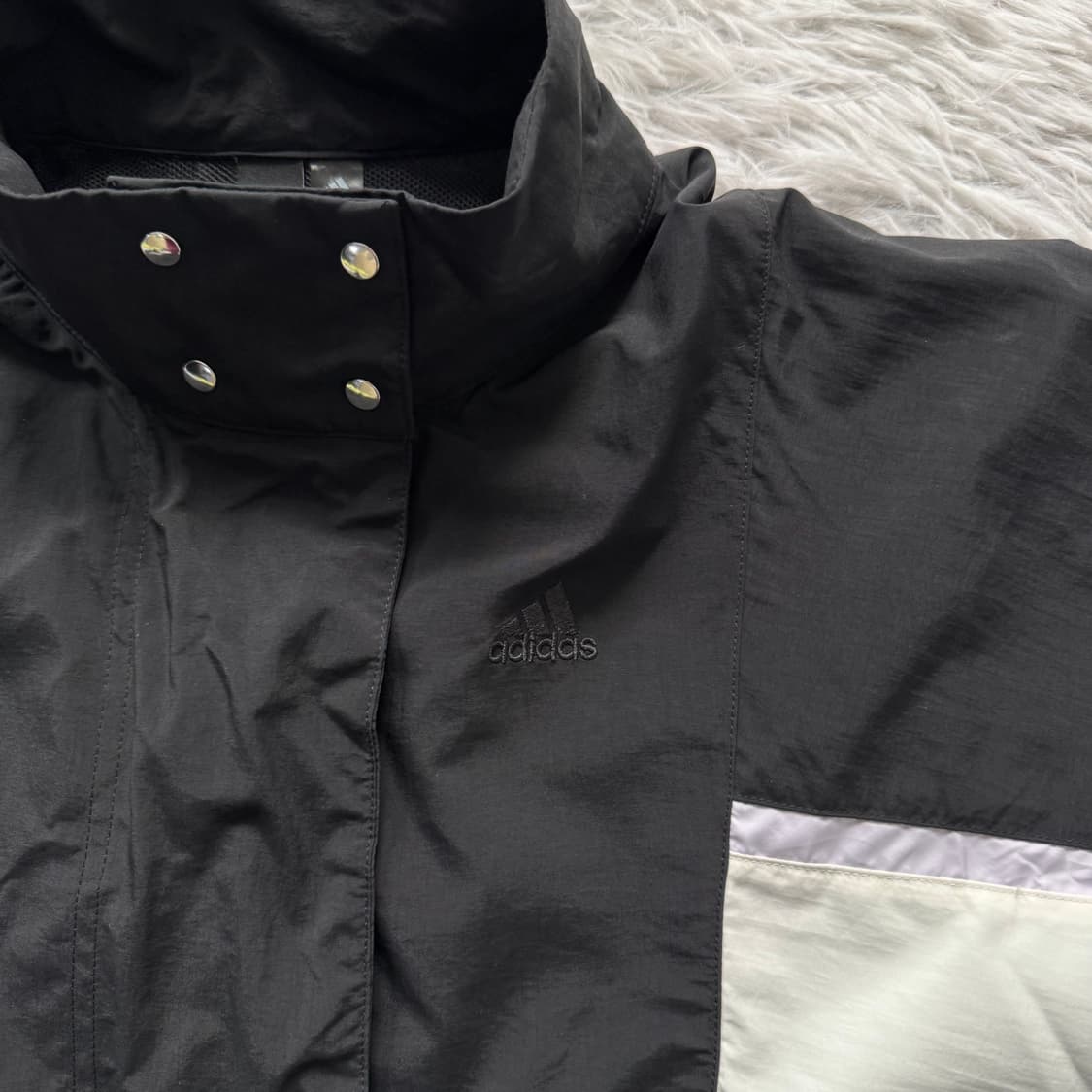 ADIDAS 일본빈티지 나일론 바람막이 아디다스 점퍼 m 46 상품이미지10