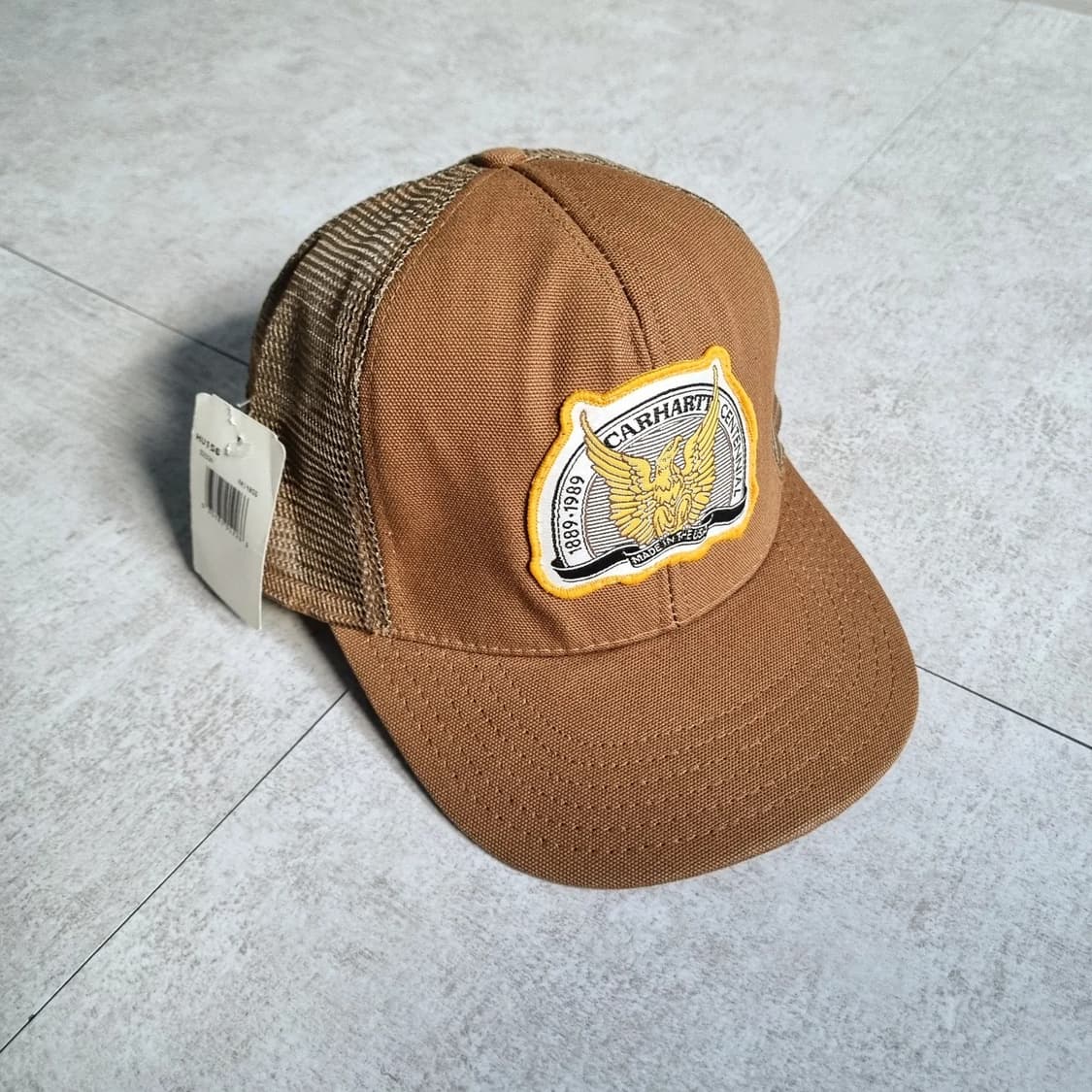 80s USA 칼하트 100주년 기념 트럭커 캡[Dead Stock] 상품이미지1