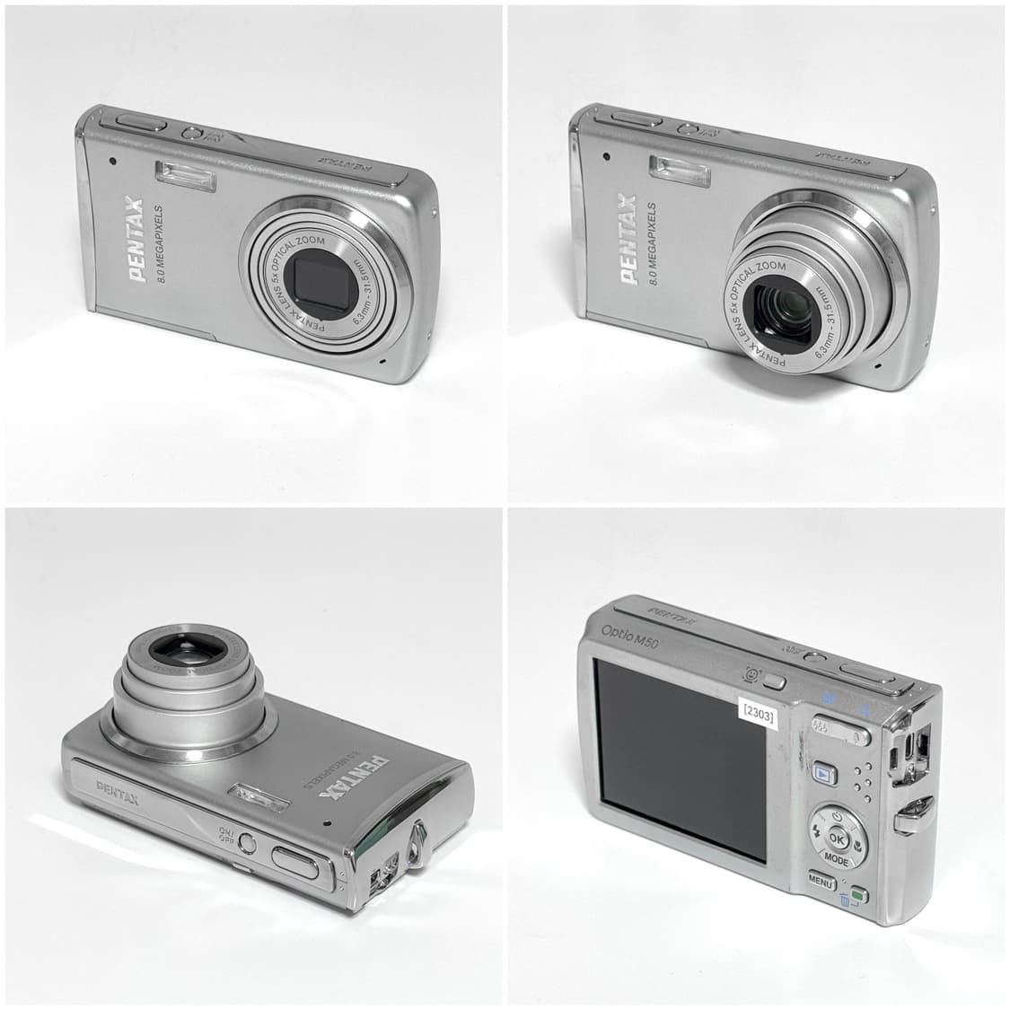 펜탁스 옵티오 M50 실버 빈티지디카 상품이미지3