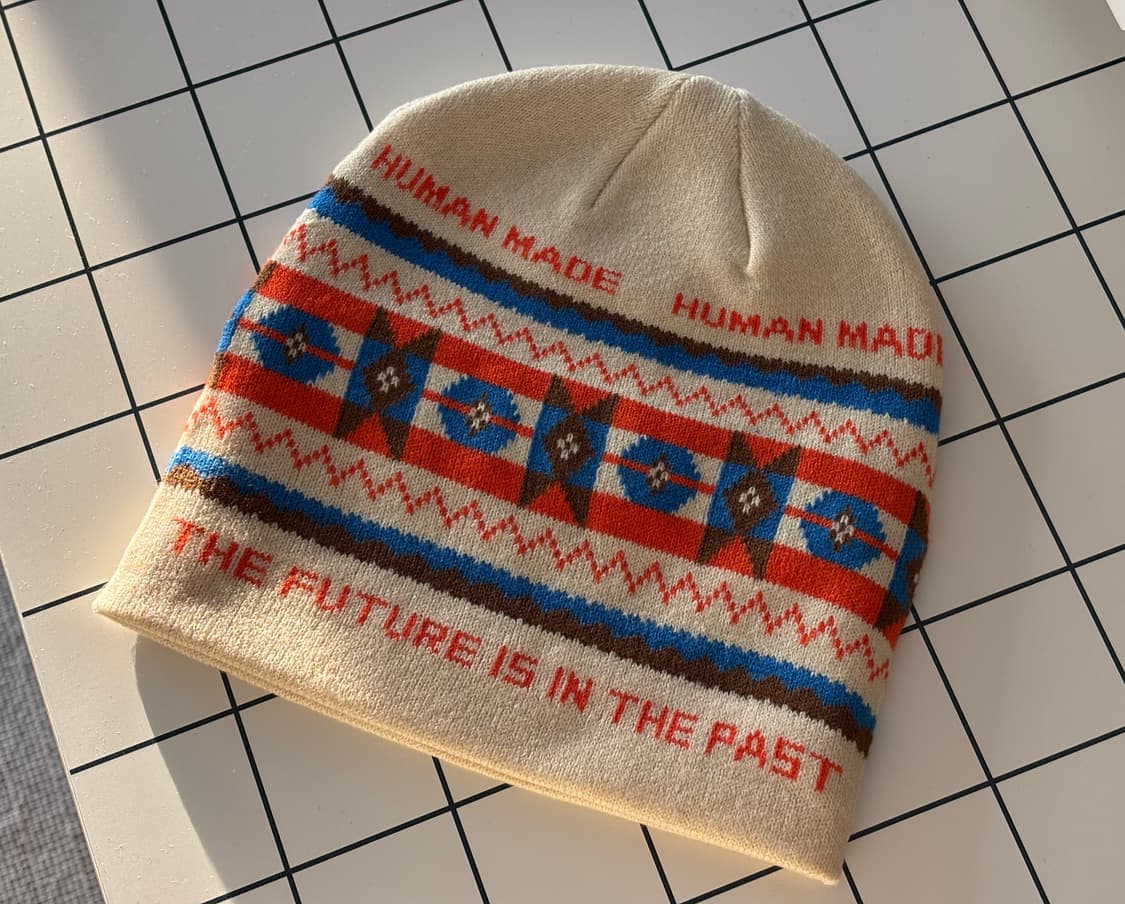 휴먼메이드 자카드 비니 아이보리(새상품) 상품이미지2