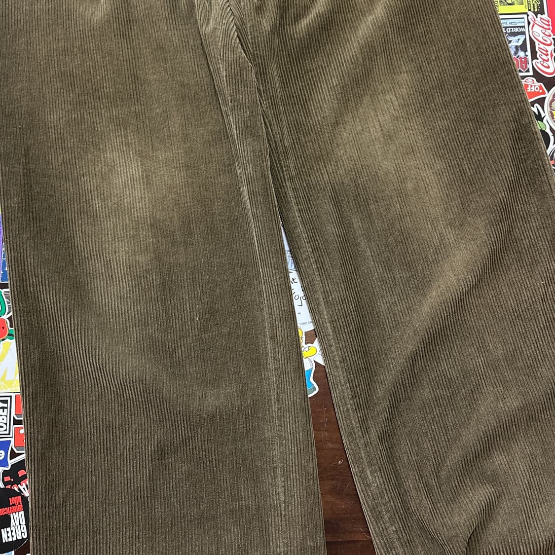 8~90s 일본제 폴로 랄프로렌 투 플릿츠 코듀로이 팬츠 32 상품이미지5