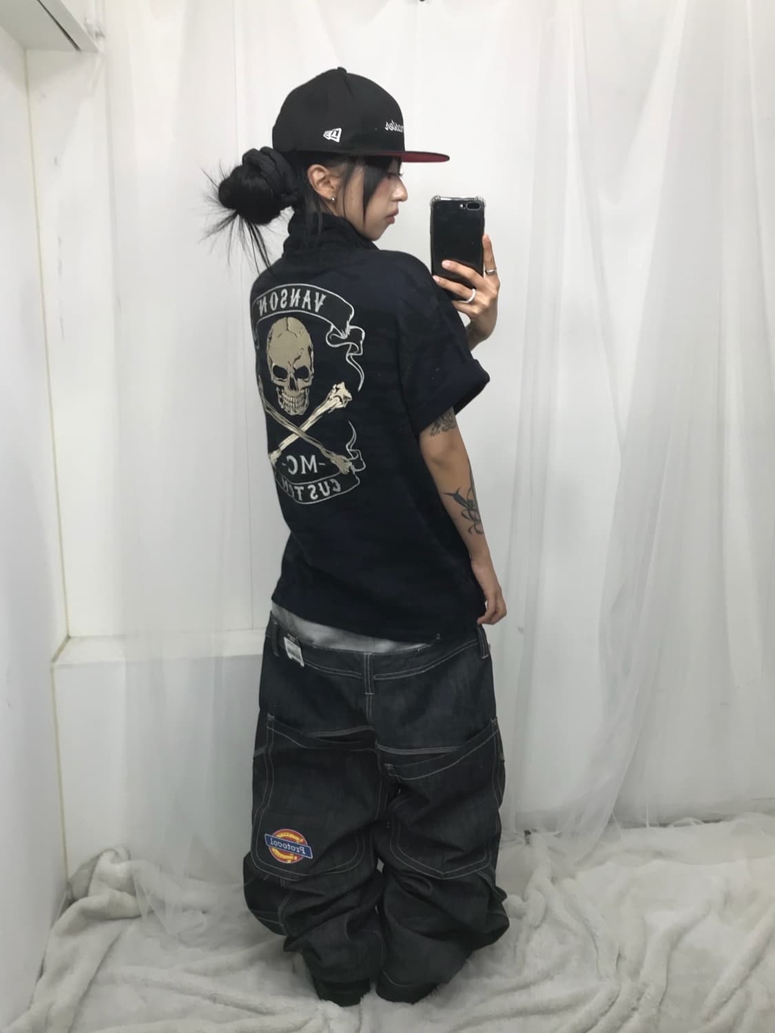 ☠️ 밴슨 자수&카모패턴 투웨이 반팔 자켓 ☠️ 상품이미지7