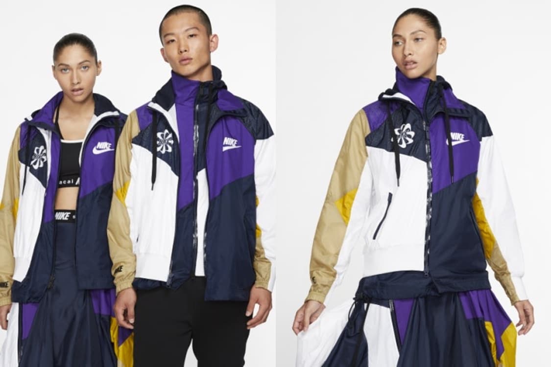 나이키 x 사카이 후디드 아노락 바람막이 상품이미지1
