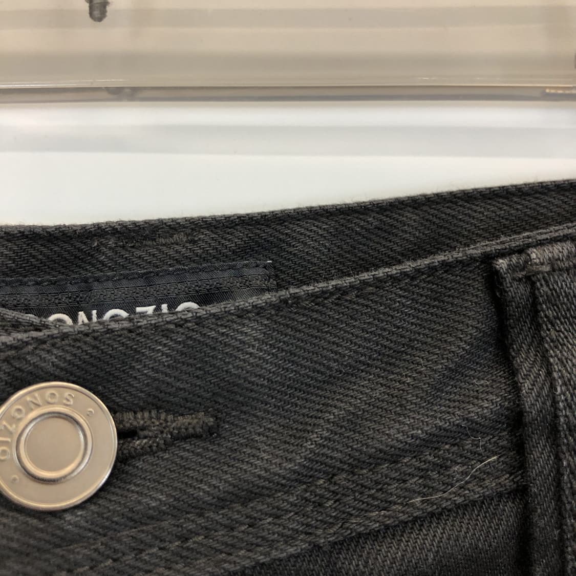 송지오옴므 블랙 데님진 29-30 인치 패치로고 상품이미지2