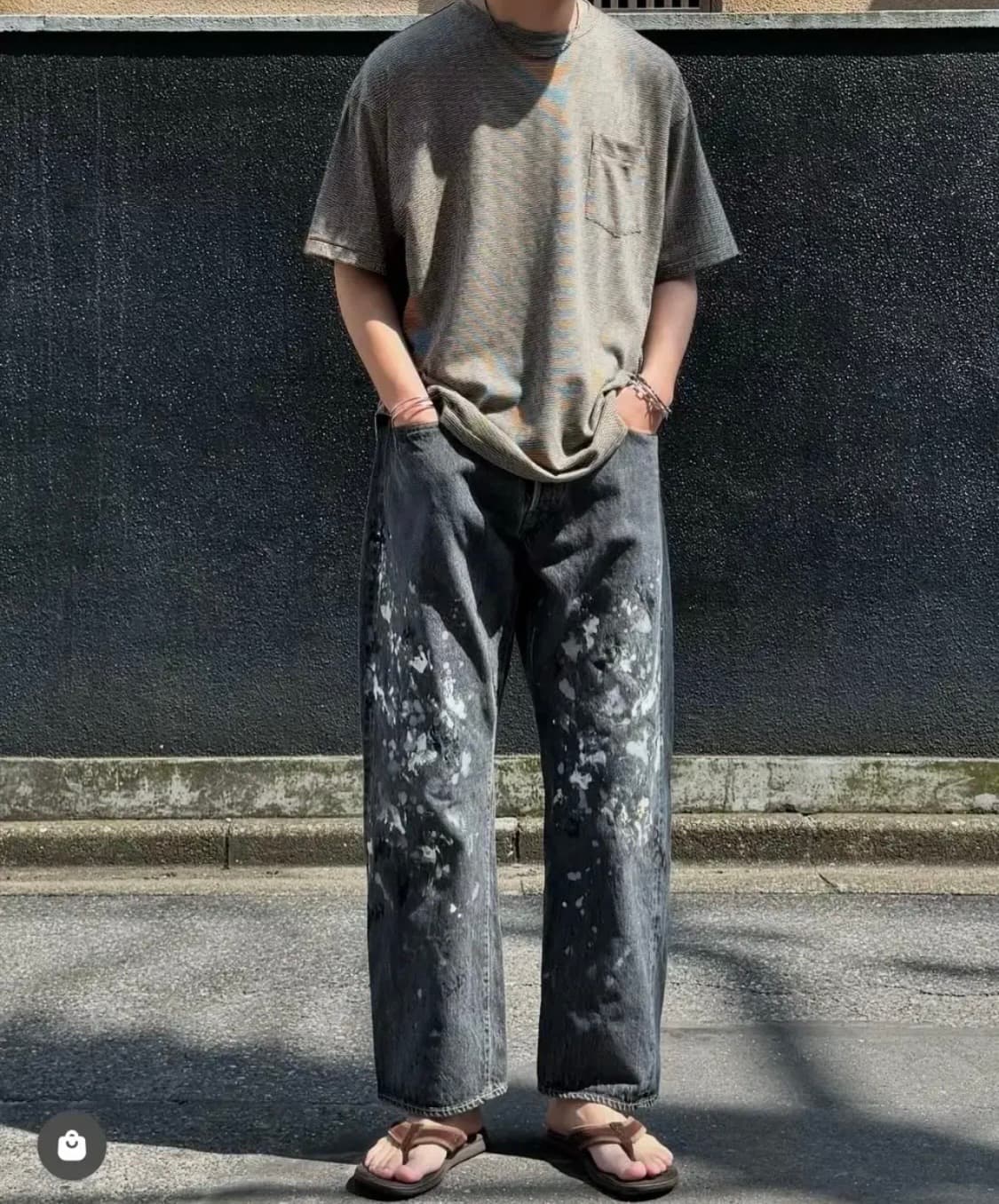 [4] Interim 인테림 페인트 데님 상품이미지3