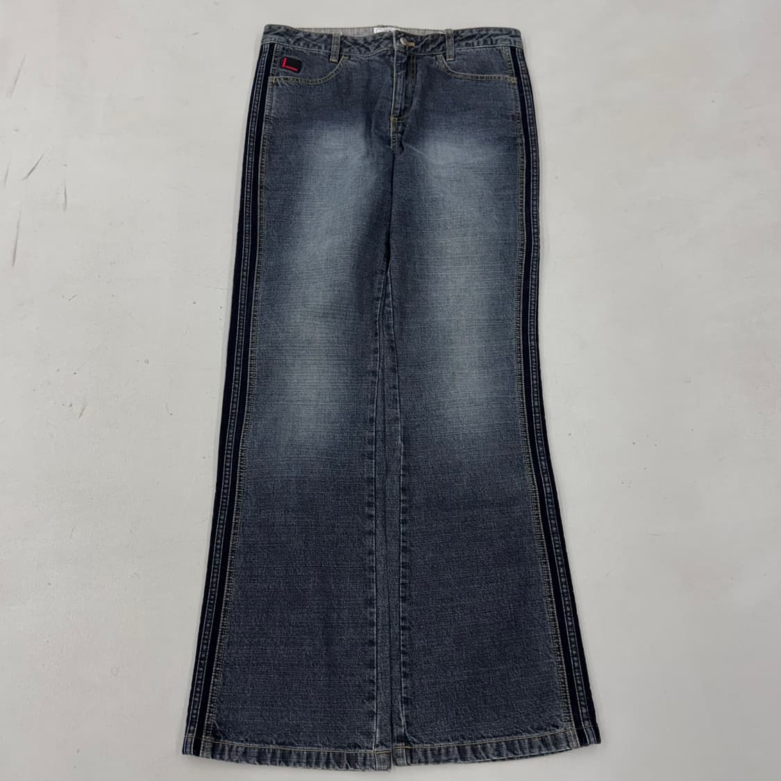 FUBU 후부 Y2K 부츠컷 워싱 데님팬츠 상품이미지2