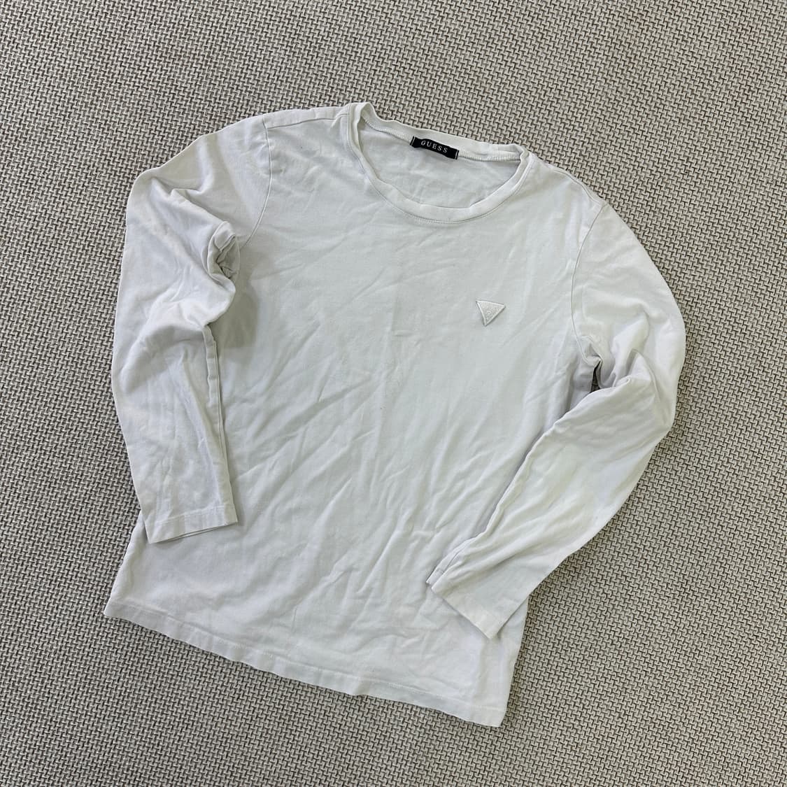 S 게스 레귤러핏 긴팔 티 0428D 상품이미지1