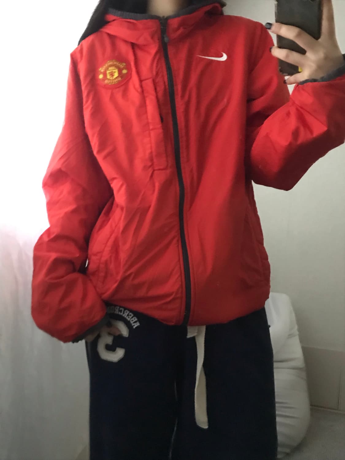 나이키 맨유 리버시블 경량패딩 상품이미지6