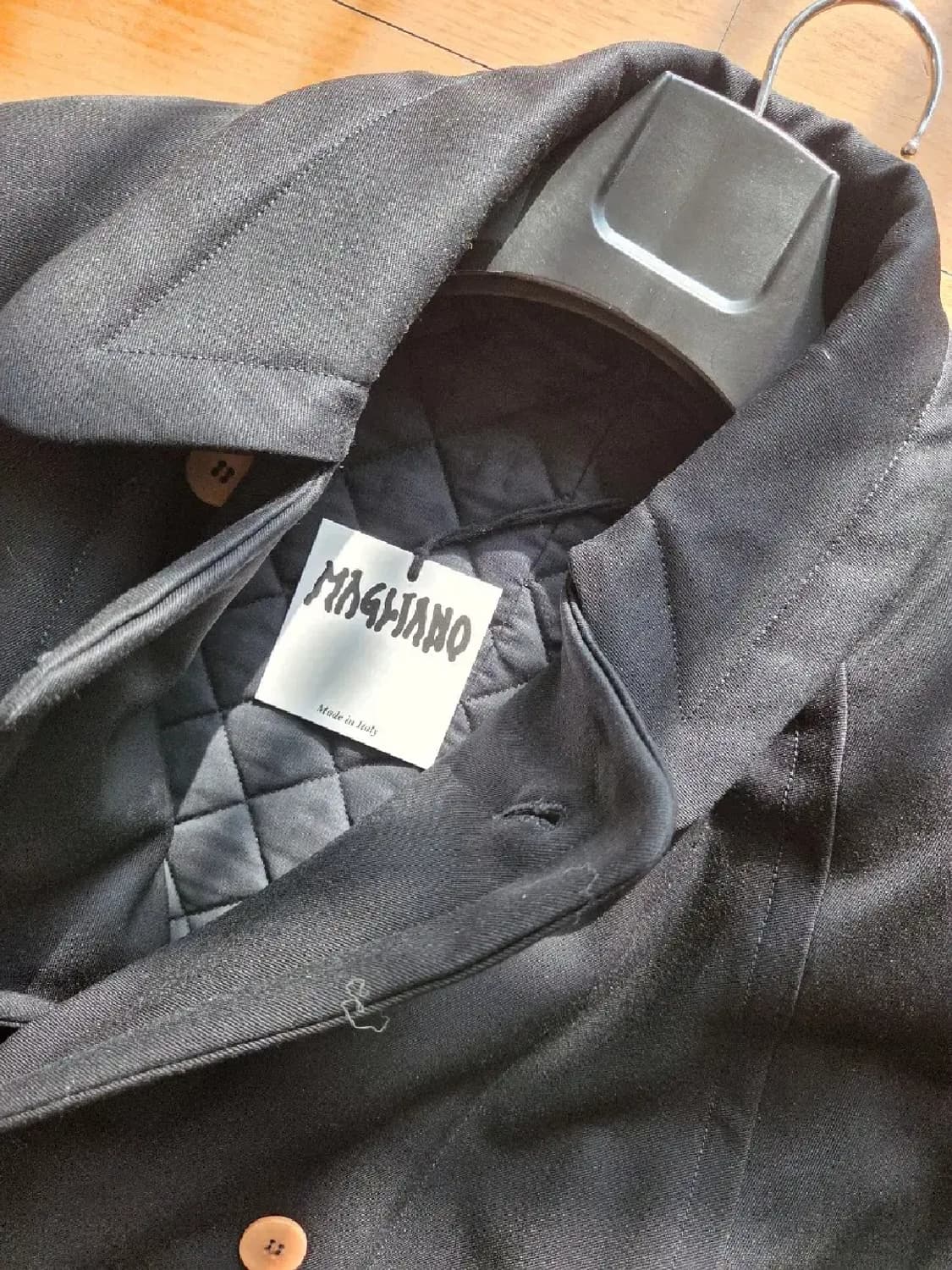 새상품) 마리아노 코트 블랙 m사이즈 상품이미지3