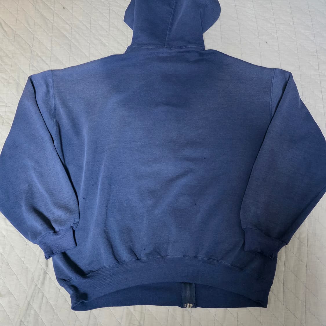 [XXL] 90s 러셀 애슬레틱 후드집업 네이비 하드페이드 ver.11 상품이미지7