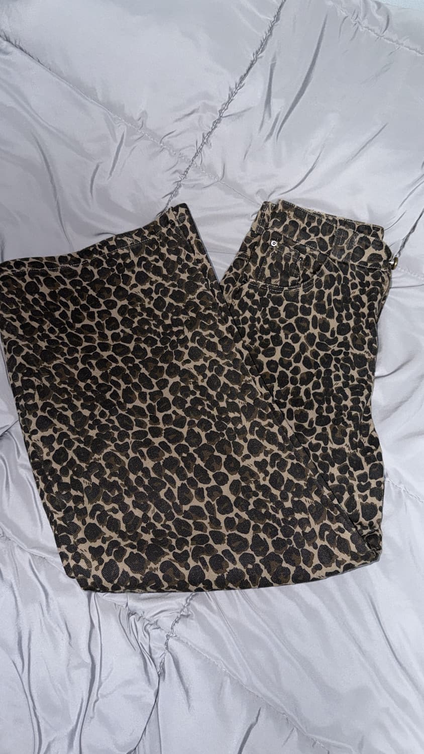 빈티지 레오파드 바지 상품이미지1