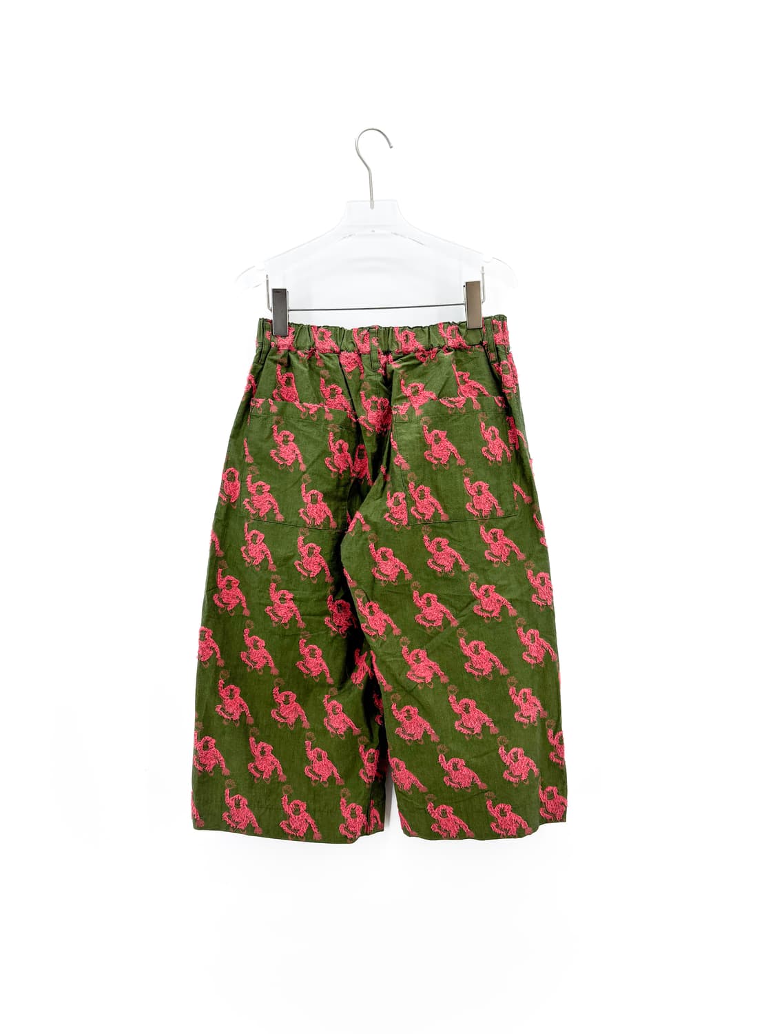 플리츠플리즈 이세이미야케 원숭이 자수 카프리 팬츠 상품이미지7