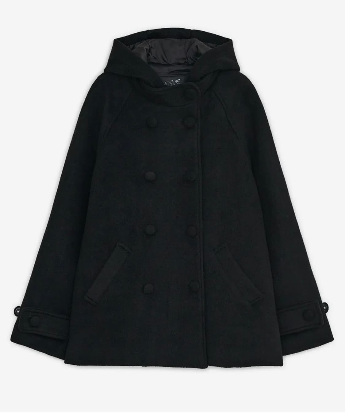 허그유어스킨 하프코트 블랙 상품이미지1