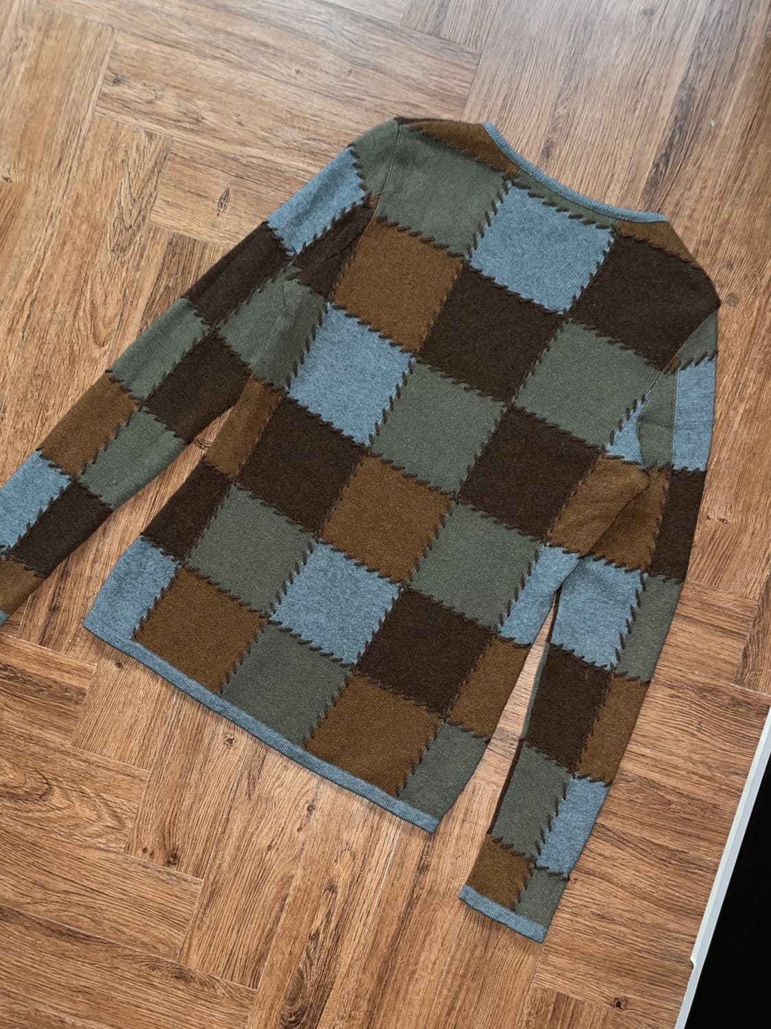 살바토레 페레가모 블럭 니트 상품이미지5