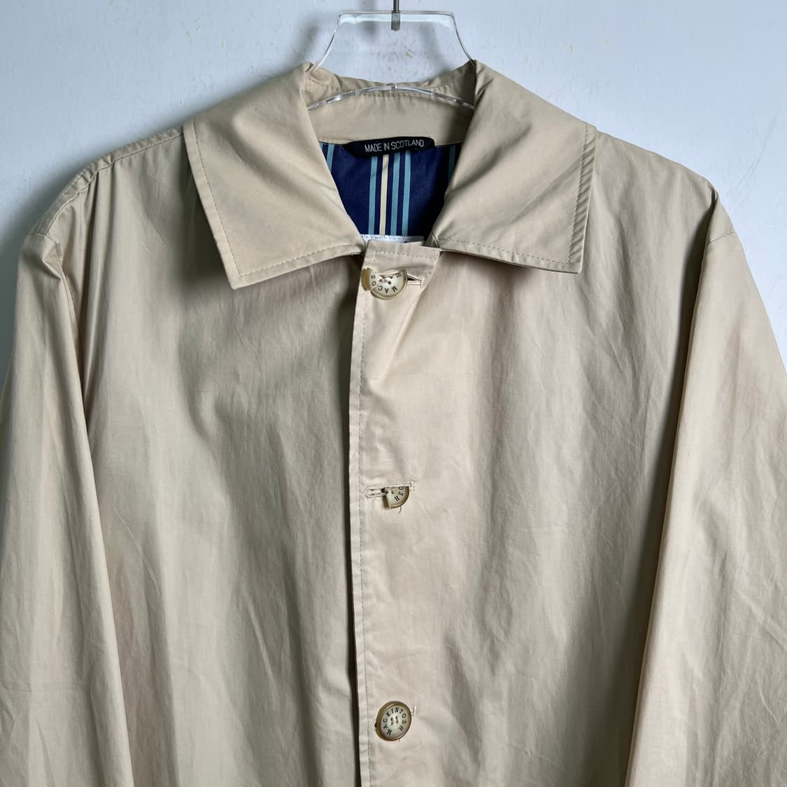 폴스미스 X 맥킨토시 베이지 맥코트 XL 상품이미지4