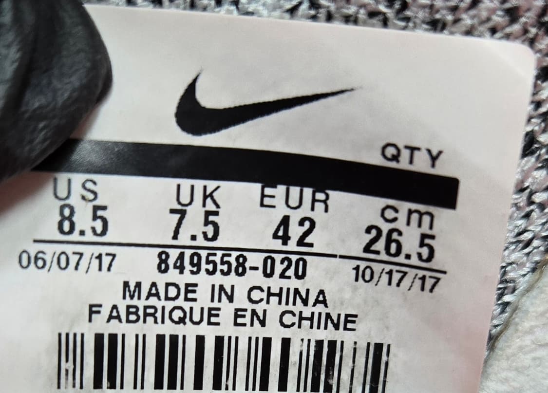 나이키 265mm- 베이퍼맥스 플라이니트 플래티넘 블랙 레드  상품이미지7