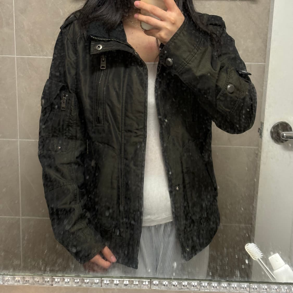 버카루 빈티지 자켓 (카키 L) 상품이미지2