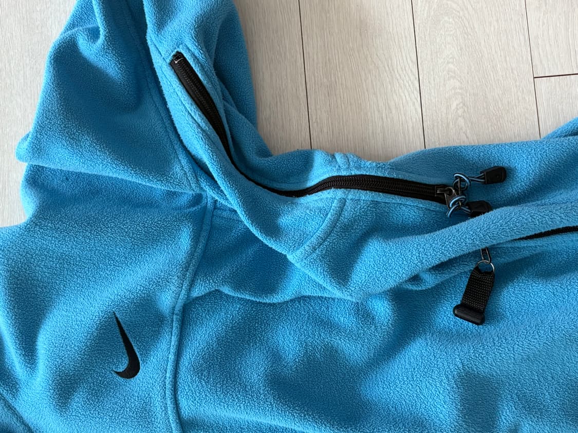 90s ACG 나이키 플리스 자켓 스카이블루 (XL) 상품이미지3