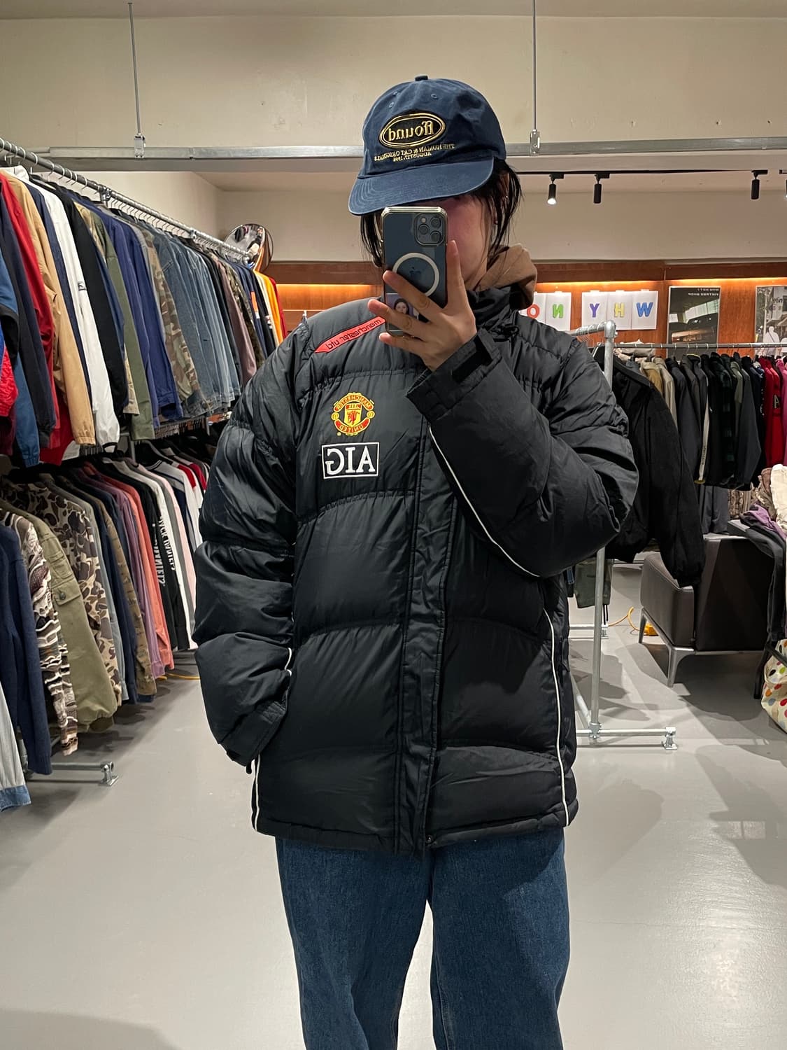 나이키 맨유 벤치코트 패딩 자켓 상품이미지2