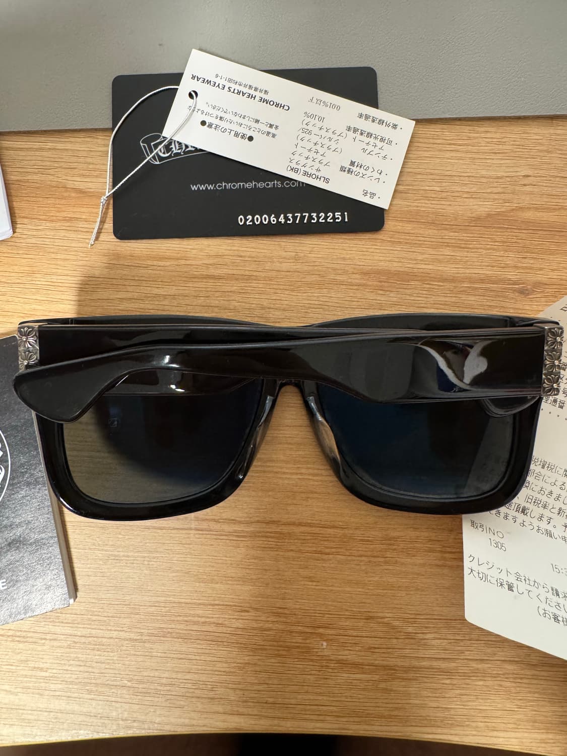 크롬하츠 SLHORE 블랙 선글라스 상품이미지2