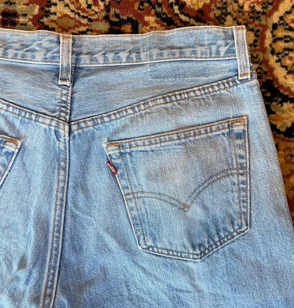 90s usa 빈티지 리바이스 501 데님 34(32~33) (579) 상품이미지3