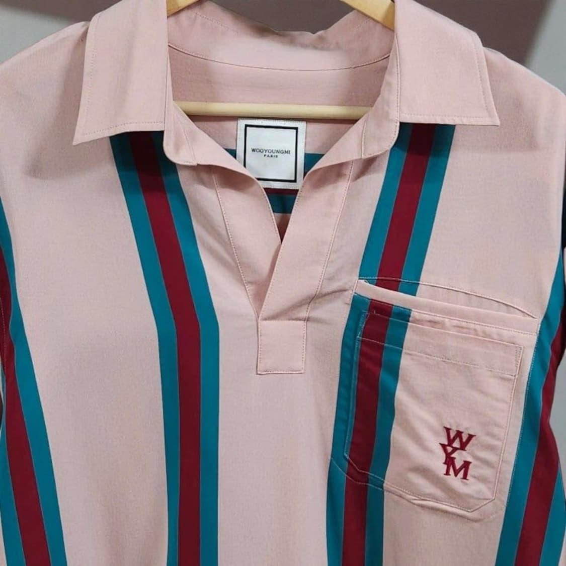 48)WOOYOUNGMI 우영미 스트라이프20ss 오버핏 셔츠 상품이미지2